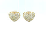 Puff Heart Diamond Earrings - Image 4