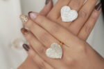 Wavy Heart Dia Ring - Image 2