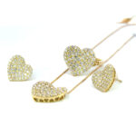 Wavy Heart Dia Necklace - Image 2