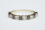 Black and White Eternity Ring - Image 3