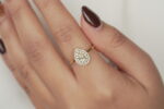 Pear Shape Dia Ring