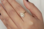 Pear Shape Dia Ring - Image 3